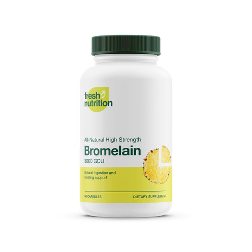 Bromelain – High Strength Bromelain Supplement – Vegan Friendly, Non GMO, Gluten and Soy Free