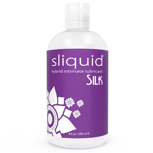 Sliquid Silk Intimate Lubricant, Silicone & Water-Based Lube for Women & Men, Hypoallergenic, Waterproof, Unscented, 8.5 Fl Oz Sliquid Silk Intimate Lubricant, Silicone & Water-Based Lube for Women & Men, Hypoallergenic, Waterproof, Unscented, 8.5 Fl Oz