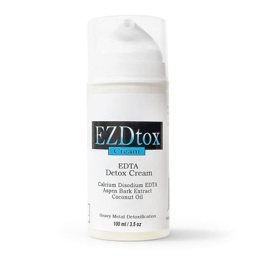 EZDtox Cream - Heavy Metal EDTA Detox - 1 month supply - 3.5oz Pump
