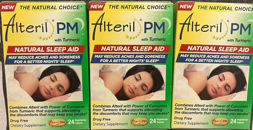 Alteril PM 3-Pack - Alteril PM with Turmeric Natural Sleep Aid