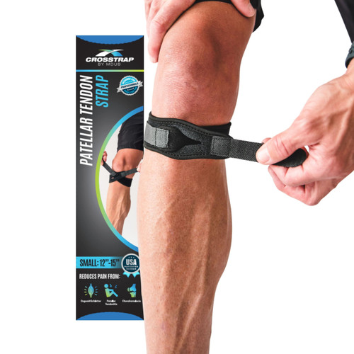 CROSSTRAP Stabilizing Patella Knee Strap | Patella Tendon Brace for Running, Cycling, Hiking, and Sports | Pain Relief and Support, Knee Stabilizer Brace For Exercise CROSSTRAP Stabilizing Patella Knee Strap | Patella Tendon Brace for Running, Cycling, Hiking, and Sports | Pain Relief and Support, Knee Stabilizer Brace For Exercise