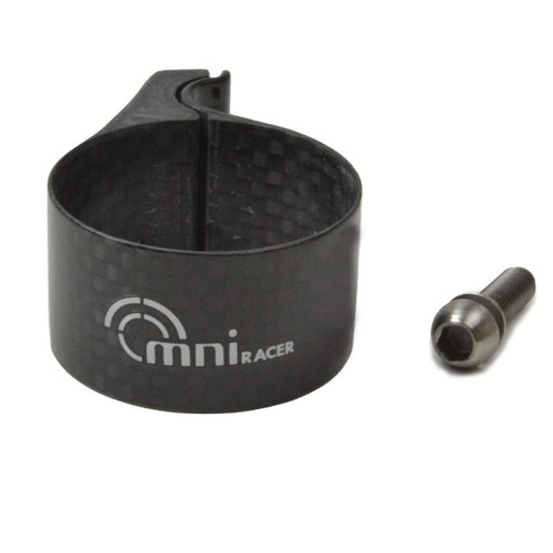 OMNI Racer Worlds Lightest Full Carbon Derailleur Adapter Clamp (34.9 Matte)