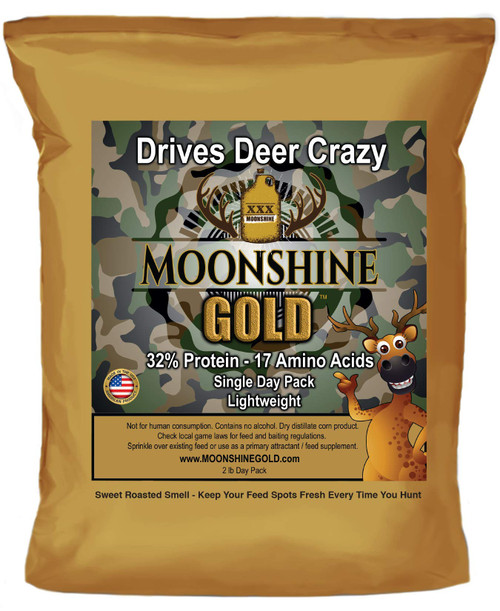 The Andersons Moonshine Gold Deer Attractant with 32% Protein, Amino Acids and Molasses (3-Pack of 2 lb. Bags)
