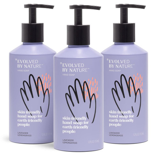 Evolved By Nature Hand Soap (Lavender Lemongrass, 12 Fl Oz (3-Pack))