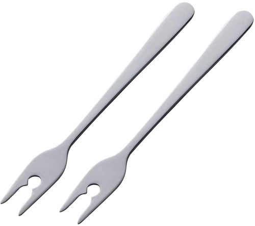 Shimomura Kihan Tsubamesanjo 43074 Skewer Remover, Fork, Stainless Steel, Pulling Ingredients from Skewers, Yakitori Cooking, Mitarashi Dumpling, Skewers