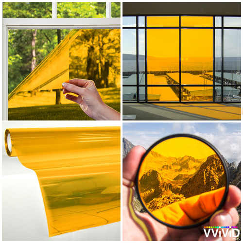 VViViD Transparent Colorful Vinyl Window Tinting Sheets (1.49ft x 5ft, Yellow) VViViD Transparent Colorful Vinyl Window Tinting Sheets (1.49ft x 5ft, Yellow)