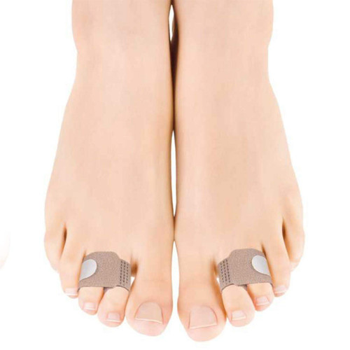 Toe Straightener Brace Splint Wrap for Hammer Toes, Overlapping Toes and Broken Toe Splint to Correct Bent Toes – Superior Toe Tape for Men and Women (1 Pair) (Tan) Toe Straightener Brace Splint Wrap for Hammer Toes, Overlapping Toes and Broken Toe Splint to Correct Bent Toes – Superior Toe Tape for Men and Women (1 Pair) (Tan)