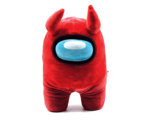 Zoofy Among Us - Red with Horns - 12" Plush