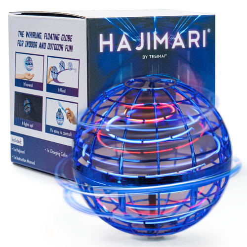 HAJIMARI Nova Flying Toy - Floating Boomerang Drone Ball | 360 Rotating Flying Ball Outside Toy | Flying Space Orb Ball with Built in RGB LED Lights | Magical Orb Hovering Boomerang Safe for Kids