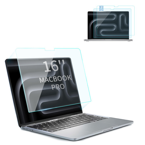Seorsok 2-Pack Anti Blue Light Matte Screen Protector for MacBook Pro 16 Inch (2021-2024,M1,M2,M3,M4) A2991/A2485/A2780,Anti Glare & Anti Scratch Matte Laptop Screen Filter for Mac Laptop Computer