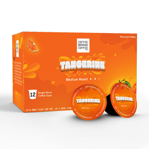Orange Tangerine Coffee Kcup | Spices and Rich | Spring Edition Specialty Arabica Coffee | Sweetness, Spice, Fruitiness, and Nutty Notes | Rich and Smooth Taste