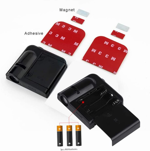 2PCS Car Door Projector Lights Universal Wireless Car Door Shadow Lights Welcome Courtesy Lights for Fans Gifts