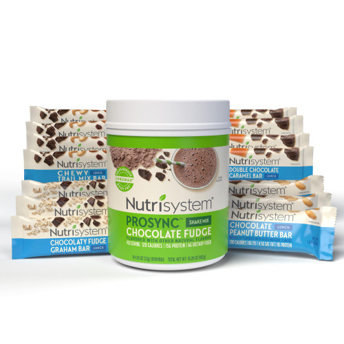 Nutrisystem® 14-Day Meal Replacement Kit with Lunch Bars & Shakes, 28 Servings