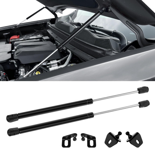 TECHPICCO Hood Lift Support Fit for Chevy Colorado/Canyon GMC 2023 2024 2025 2026, Hood Strut No Drill Front Gas Springs Shocks Compatible with Chevy Colorado/GMC Canyon Accessories 23+