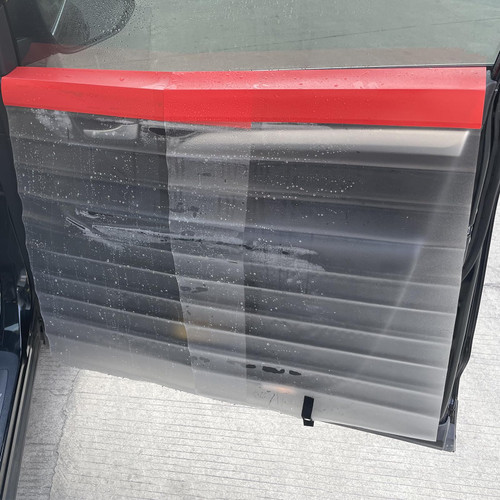 NBTOOL Window Tint Tools 2Pcs Car Door Panel Cover Waterproof Car Door Guard Protection for Window Tinting Application - Red