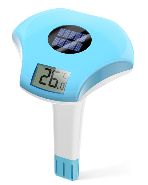 BALDR Floating Pool Thermometer, Solar Powered Pool Thermometer, Easy-to-Read/Use