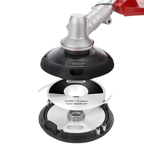 Oregon Gator SpeedLoad Universal 5” Pro Trimmer Head & Line for Straight Gas String Trimmers and Multi Tools above 33cc. Fits Husqvarna, Stihl, Echo, Shindaiwa, Tanaka, and more Oregon Gator SpeedLoad Universal 5” Pro Trimmer Head & Line for Straight Gas String Trimmers and Multi Tools above 33cc. Fits Husqvarna, Stihl, Echo, Shindaiwa, Tanaka, and more
