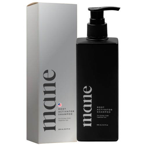 Superior Mane Hair Growth Shampoo for Men (250ml) Activating Follicles & Roots for Thicker & Fuller Hair | Cleanse, and Hydrate Scalp | Root Activator | Regrowth Shampoo for Men