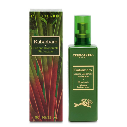 L'ERBOLARIO Lozione Deodorante Rinfrescante RABARBARO 100ml unisex