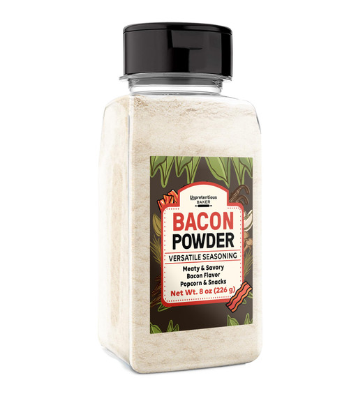 Unpretentious Bacon Powder, 8 oz, Versatile Seasoning, Meaty & Savory, Bacon Flavoring Unpretentious Bacon Powder, 8 oz, Versatile Seasoning, Meaty & Savory, Bacon Flavoring