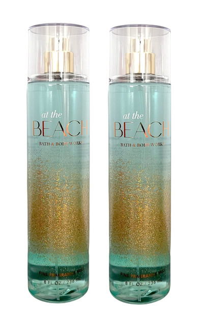 Bath and Body Works At the Beach Fine Fragrance Mist - Value Pack Lot of 2 (At the Beach)
