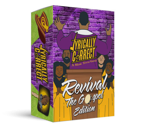 Lyrically Correct Revival Music Trivia Card Game - The Gospel Edition - Finish The Lyrics Challenge, Fun for Adults, Party or Family Night