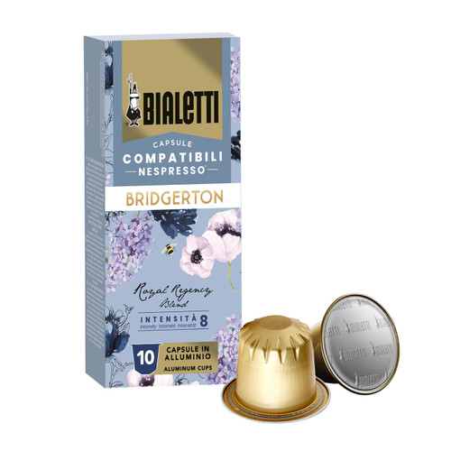 Bialetti - Bridgerton Nespresso Compatible Pods (10 capsules), Royal Regency Blend - Netflix Official License