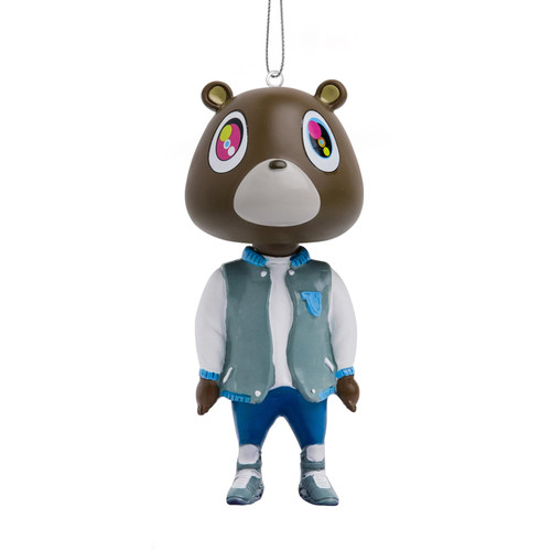The Graduation Bear Keepsake Christmas Tree Ornament - College Dropout Bear Tree Decoration Statue Gift for Hip Hop Fans and Collectors Limited Edition