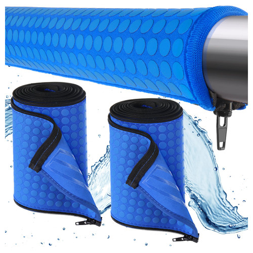 2 Pack Neoprene Pool Handrail Covers, 4 Foot Swimming Pool Hand Railing Covers with Enhanced Zipper Slip Resistant Anti-Scald Safety Rail Grip Handles Sleeve for Inground Swimming Pool Ladder Handles 2 Pack Neoprene Pool Handrail Covers, 4 Foot Swimming Pool Hand Railing Covers with Enhanced Zipper Slip Resistant Anti-Scald Safety Rail Grip Handles Sleeve for Inground Swimming Pool Ladder Handles