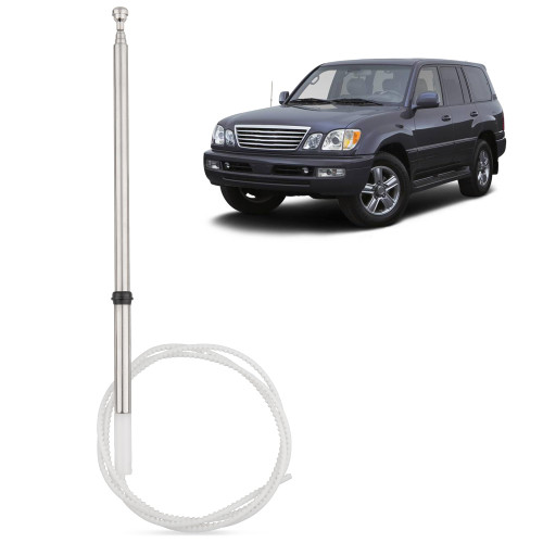 RED WOLF Car Power Antenna Mast for 1998-2007 Lexus LX470, 1998-2008 Toyota Land Cruiser Aftermarket Aerial Antenna AM/FM Radio Reception Replace #86337-60151, 44 Inch