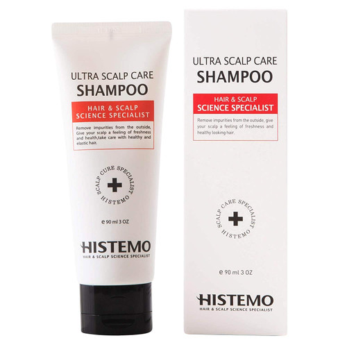 Histemo Ultra Scalp Care Shampoo: DHT Blocking Hair Restoration, Growth Promoter with Biotin for Men & Women, Prevents Loss on Oily or Colored Hair (3 oz)