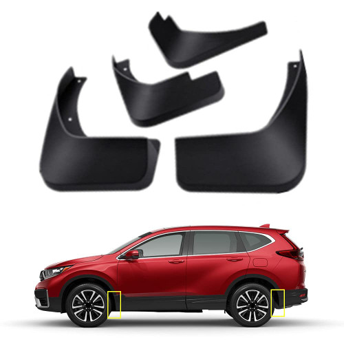 Mud Flaps Kit for Honda CR-V CRV 2017-2022 5th gen Mud Splash Guard Front and Rear 4-PC Set by TOPGRIL
