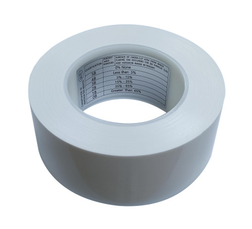 GLTL ASTM D3359 Cross Hatch Adhesion Test Tape No Residue Fibre Base (White) 2 inches × 82 feet