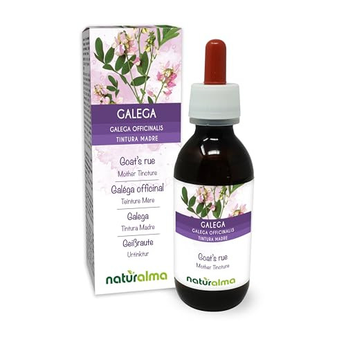 Naturalma Goat's rue (Galega officinalis) herb with Flowers Alcohol-Free Tincture - 100 ml Liquid Extract in Drops - Herbal Supplement - Vegan