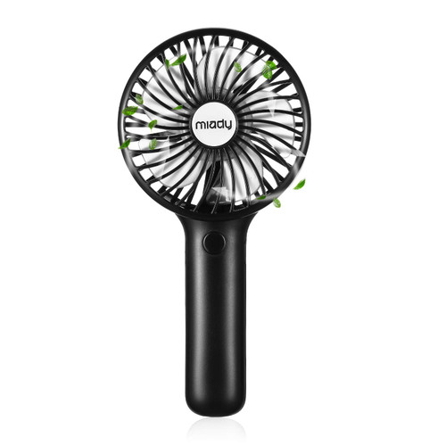 Miady Upgraded 5000mAh Portable Handheld Fan 3 Speed Mini USB Strong Wind 7-20 Hours Runtime Personal Electric for Travel Office Outdoor