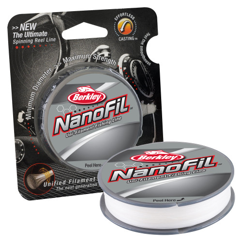 Berkley NanoFil Uni-filament Fishing Line, 17 Pound Test-150 Yard, Clear Mist Berkley NanoFil Uni-filament Fishing Line, 17 Pound Test-150 Yard, Clear Mist