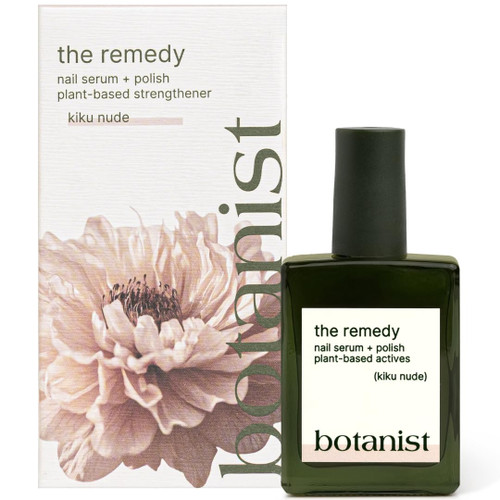Botanist The Remedy | Nail Strengthening Polish | Repairs & Hardens Nails Damaged from Acrylics, Dip & Gel Manicures | Non-Toxic, 84% Plant Based, 21-Free & Vegan (Nude)