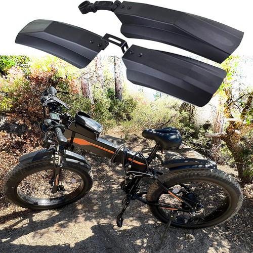 Fat-Cattie 26 inch Snow Bicycle Mudguard Fat Bike Fender Front Rear Mud Guard Cycling Bike Fender for Fat Tire Mountain Bike