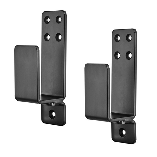 Door Barricade Brackets,AINAFIX 2 Pack Drop Open Bar Holder for Home Security, 2x4 Bar Brackets Prevent Unauthorized Entry, Carbon Steel,Black Door Barricade Brackets,AINAFIX 2 Pack Drop Open Bar Holder for Home Security, 2x4 Bar Brackets Prevent Unauthorized Entry, Carbon Steel,Black