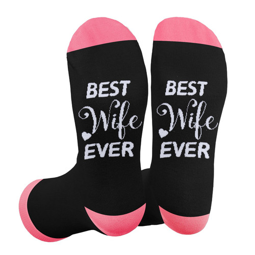 Wife Christmas Gift Ideas, Stocking Stuffers for Wife, Gifts for Wife, Valentines Day Gifts for Wife, Mothers Day Gifts for Wife, Wife Socks, Best Wife Ever Gifts, Anniversary Wedding Gifts for Wife