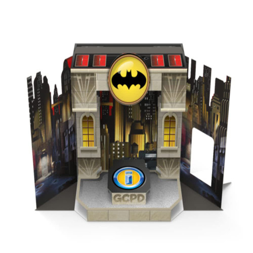 Fisher-Price Imaginext DC Super Friends Gotham City Pop-Up Playset with 3 Mystery Figures for Preschool Kids Ages 3 to 8 Years