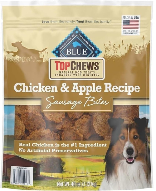 Generic (Pack of 1) Top Chews Chicken & Apple Recipe 100% Natural Dog Treats