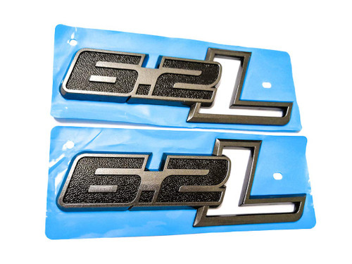 2pcs 6.2 Liter Emblems Side Fender 3D Decals Badge Replacement for F-150 Raptor 6.2 Liter F150