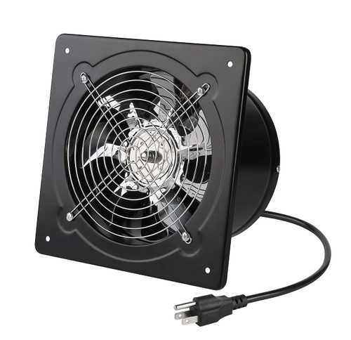 Nalle 6 inch Exhaust Fan 40W 298CFM Through-wall installation Ventilation Fan 110V Exhaust Smoke Fan Ventilation with Power Cord for Kitchen,Bathroom,laundry room,Toilets,Garage (Black Nalle 6 inch Exhaust Fan 40W 298CFM Through-wall installation Ventilation Fan 110V Exhaust Smoke Fan Ventilation with Power Cord for Kitchen,Bathroom,laundry room,Toilets,Garage (Black