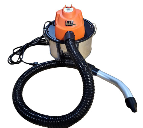 PelletheadAsh Vacuum Vault Pro Mini 110V: Dual HEPA Filters, 1-Gallon Capacity, for Pellet Stoves, Grills, Fireplaces & Pizza Ovens