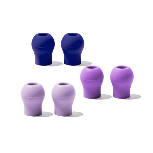 Eko CORE 500™ Digital Stethoscope Rubber Ear Tips - 6 Pairs (Bloom Collection)