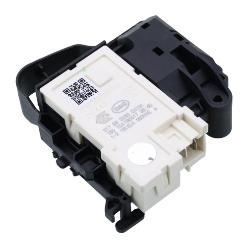 ZV-447 110 VAC Washer Door Lock Assembly – Washing-Machine Door-Switch Replacement for GE/Haier/TCL/Midea, Replaces WH01X28354, 0024000128A / 0024000128D, 17438100004745