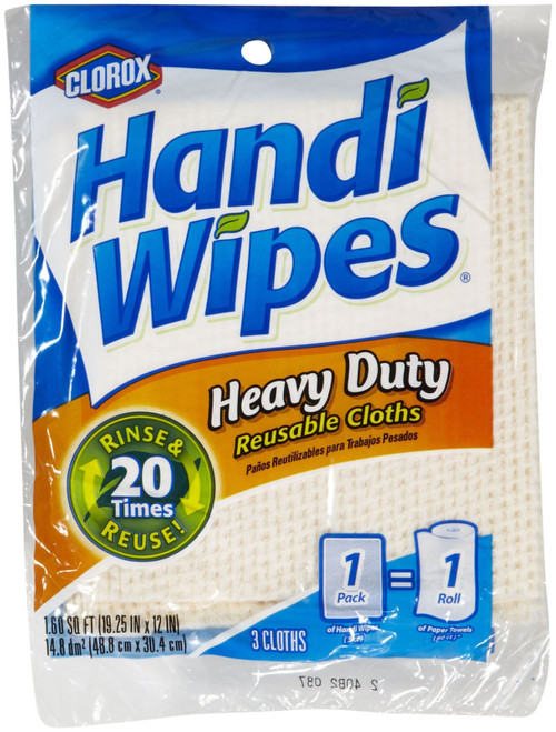 Handi Wipes Heavy Duty Wipes, Single Facing - 3 ct Handi Wipes Heavy Duty Wipes, Single Facing - 3 ct