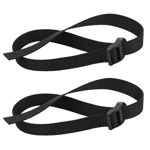 Rowing Machine Feet Straps for Concept 2 Rower - Foot Strap Replacement, Compatible with Models D & E - 2 Pack