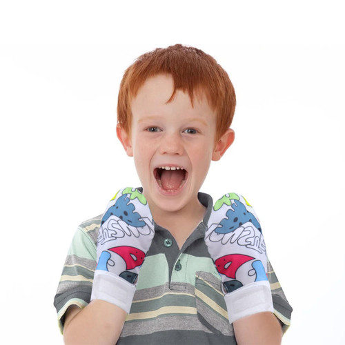 2 Pcs Waterproof Sensory Chew Gloves Chewing Mittens for Special Needs Autism Gloves for Autism ADHD Oral Motor Boys and Girls 2 Pcs Waterproof Sensory Chew Gloves Chewing Mittens for Special Needs Autism Gloves for Autism ADHD Oral Motor Boys and Girls